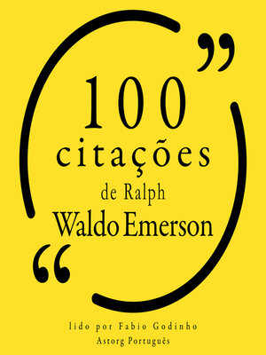 cover image of 100 citações de Ralph Waldo Emerson